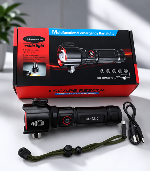 5-in-1 Powerful Tactical Torch | 1KM Range