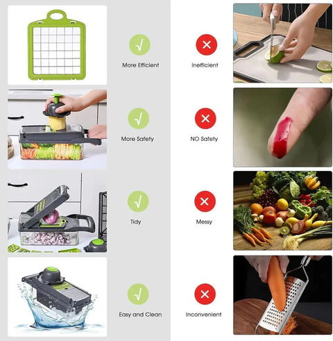 16 in 1 Multifunctional Vegetable Chopper and Slicer