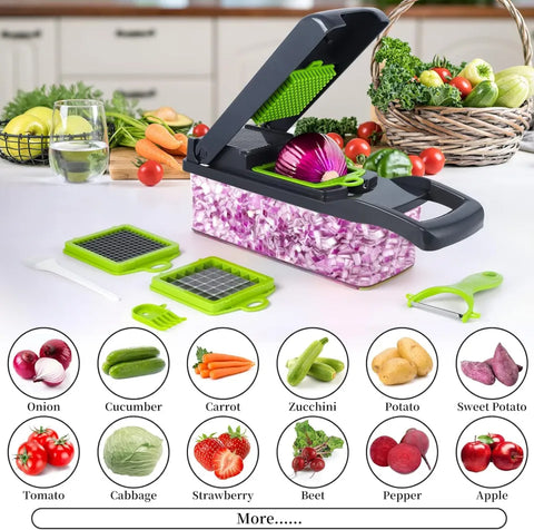 16 in 1 Multifunctional Vegetable Chopper and Slicer